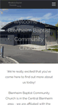 Mobile Screenshot of blenheimbaptist.org